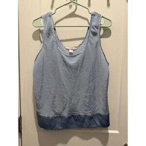 Victoria’s Secret Pastel Baby Blue Spring Lightweight Tank Top Size Large